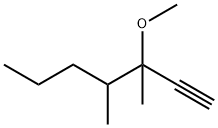 3-Methoxy-3,4-dimethyl-1-heptyne Struktur