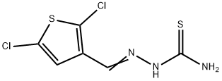 [(2,5-dichlorothiophen-3-yl)methylideneamino]thiourea Structure