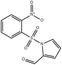 1-[(2-NITROPHENYL)SULFONYL]-1H-PYRROLE-2-CARBALDEHYDE 结构式