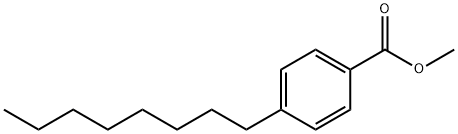 4-辛基苯甲酸甲酯, 54256-51-8, 结构式