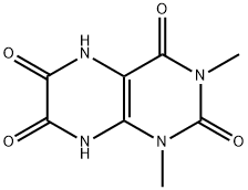 1,3-二甲基蝶啶-2,4,6,7(1H,3H,5H,8H)-四酮,5426-44-8,结构式