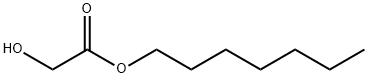 heptyl 2-hydroxyacetate Structure