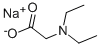 N,N-DIETHYLGLYCINE SODIUM SALT Structure