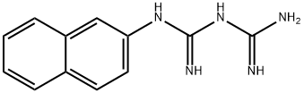 Imidodicarbonimidicdiamide, N-2-naphthalenyl- Structure