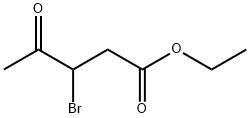 3-BROMO-4-OXO-PENTANOIC ACID ETHYL ESTER 化学構造式