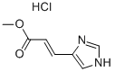 (E)-3-(1H-イミダゾール-4-イル)プロペン酸メチル・塩酸塩 化学構造式