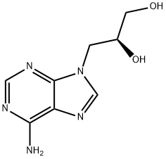 9-[(2S)-2,3-Dihydroxypropyl]-9H-purine-6-amine,54262-83-8,结构式