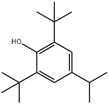 2,6-二(叔丁基)-4-异丙基苯酚,5427-03-2,结构式