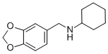 BENZO[1,3]DIOXOL-5-YLMETHYL-CYCLOHEXYL-AMINE,5427-37-2,结构式