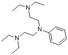 2,2'-フェニルイミノビス(N,N-ジエチルエタンアミン) 化学構造式