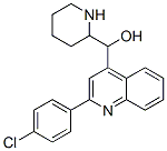 [2-(4-chlorophenyl)quinolin-4-yl]-(2-piperidyl)methanol Structure