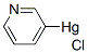 クロロ(3-ピリジニル)水銀(II) 化学構造式