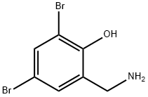 3,5-DIBROMO-2-HYDROXYBENZYLAMINE Struktur