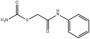 2-carbamoylsulfanyl-N-phenyl-acetamide Struktur