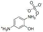 [4-ammonio-2-hydroxyphenyl]ammonium sulphate Structure