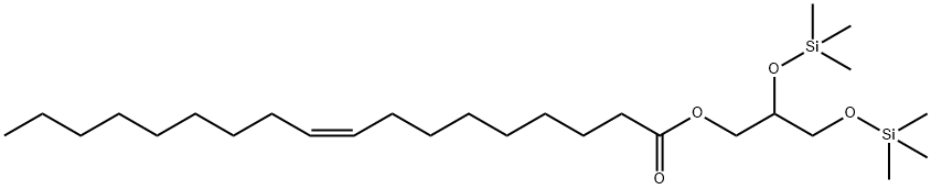 1-O-Oleoyl-2-O,3-O-bis(trimethylsilyl)glycerol Structure