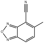 2,1,3-Benzoxadiazole-4-carbonitrile,  5-methyl- Struktur