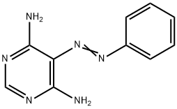 5-phenylazopyrimidine-4,6-diamine Struktur