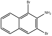 1,3-dibromonaphthalen-2-amine  Structure