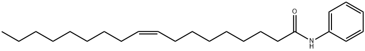 (Z)-N-フェニル-9-オクタデセンアミド 化学構造式