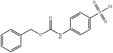BENZYL [4-(CHLOROSULFONYL)PHENYL]CARBAMATE Struktur