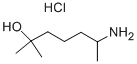 HEPTAMINOL HYDROCHLORIDE Structure