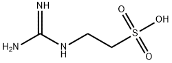 2-グアニジノ-1-エタンスルホン酸 化学構造式