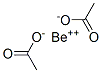二酢酸ベリリウム 化学構造式