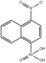 (4-nitronaphthalen-1-yl)arsonic acid Struktur