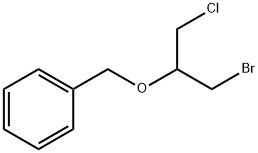 苯, [[2-溴-1-(氯甲基)乙氧基]甲基]-, 54307-67-4, 结构式
