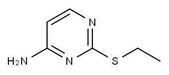 2-Ethylthio-4-pyrimidinamine Structure