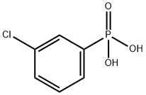 (3-クロロフェニル)ホスホン酸 化学構造式