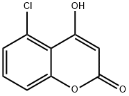 5-CHLORO-4-HYDROXY-2H-CHROMEN-2-ONE Struktur