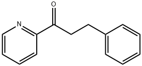 3-フェニル-1-(2-ピリジル)-1-プロパノン 化学構造式