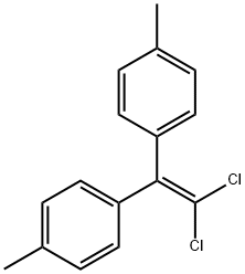 1,1-ジクロロ-2,2-ビス(4-メチルフェニル)エテン 化学構造式