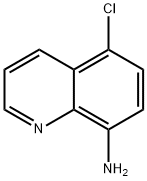8-氨基-5-氯喹啉,5432-09-7,结构式