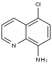 8-氨基-5-氯喹啉,5432-09-7,结构式