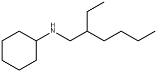 N-(2-Ethylhexyl)cyclohexylamine Structure