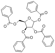 TETRA-O-BENZOYL-D-XYLOFURANOSE Struktur