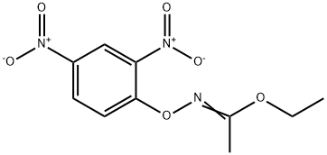 N-(2,4-二硝基苯氧基)乙酰亚氨酸乙酯,54322-32-6,结构式