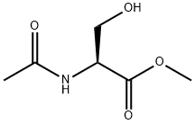 N-乙酰-L-丝氨酸甲酯 结构式