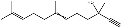 3,7,11-trimethyldodeca-6,10-dien-1-yn-3-ol Struktur