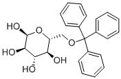 6-O-TRIPHENYLMETHYL-ALPHA-D-GLUCOPYRANOSE, 54325-28-9, 结构式