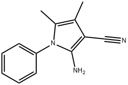 2-AMINO-4,5-DIMETHYL-1-PHENYL-1H-PYRROLE-3-CARBONITRILE Structure