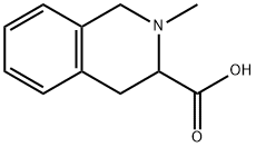 2-メチル-1,2,3,4-テトラヒドロイソキノリン-3-カルボン酸 化学構造式