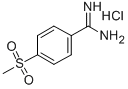 4-METHANESULFONYL-BENZAMIDINE HCL Structure