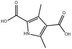 3,5-Dimethyl-1H-pyrrole-2,4-dicarboxylic acid Struktur