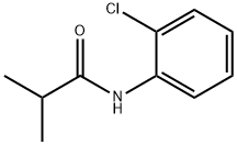 N-(2-chlorophenyl)-2-methyl-propanamide Struktur