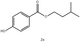 3-methylbutyl 4-hydroxybenzoate Struktur