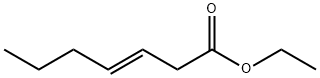 (E)-3-Heptenoic acid ethyl ester Struktur